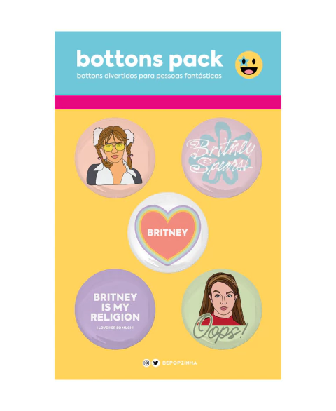 Bottons Britney Spears - Piece Of Britney