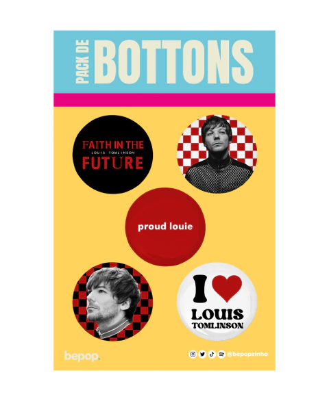 Bottons Louis Tomlinson - Faith In The Future