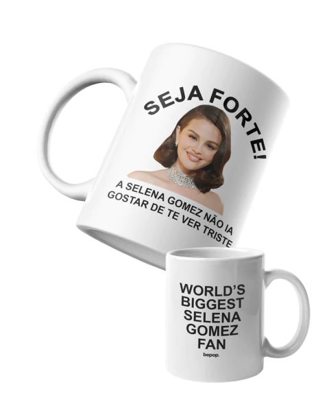 Caneca Seja Forte Selena Gomez