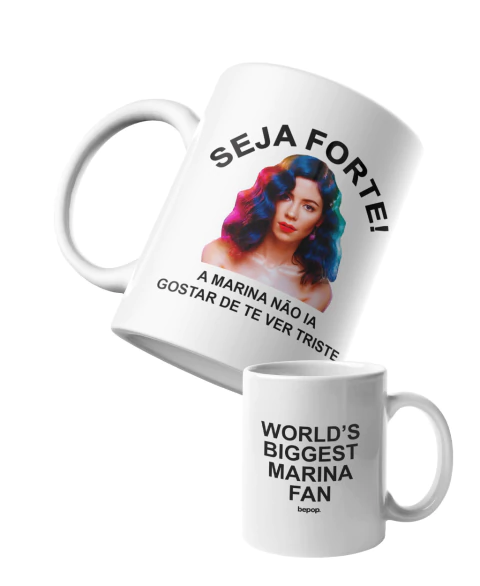 Caneca Seja Forte Marina