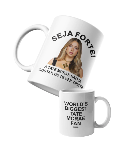 Caneca Seja Forte Tate Mcrae