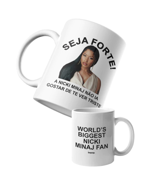 Caneca Seja Forte Nicki Minaj