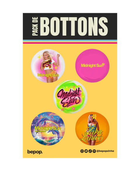 Bottons Zara Larsson - Midnight Sun - comprar online