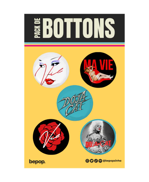 Bottons Doja Cat - Vie - comprar online
