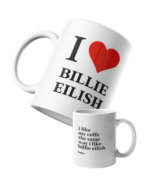 Caneca I Love Billie Eilish