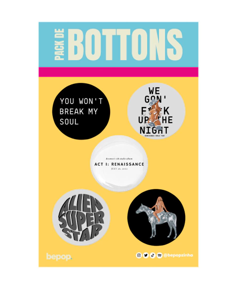 Bottons Beyoncé - Renaissance