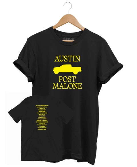 Camiseta Post Malone - Austin (Tracklist) - comprar online
