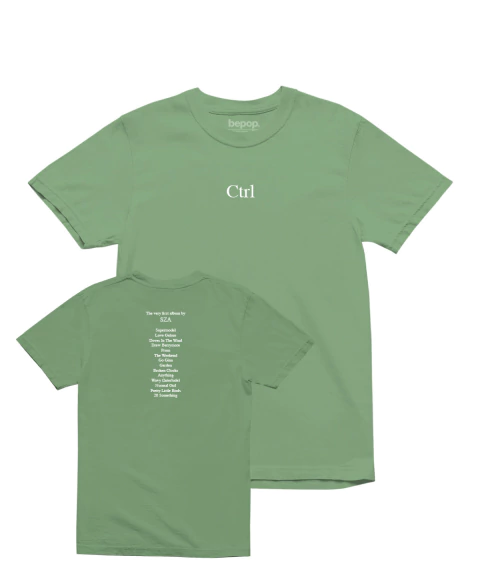 Camiseta SZA - CTRL (Tracklist) - comprar online