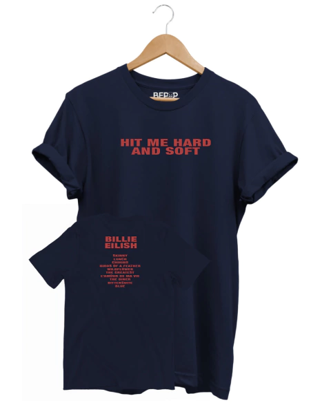 (Outlet) Camiseta Billie Eilish - Hit Me Hard and Soft [Com Pequenos Defeitos] - comprar online