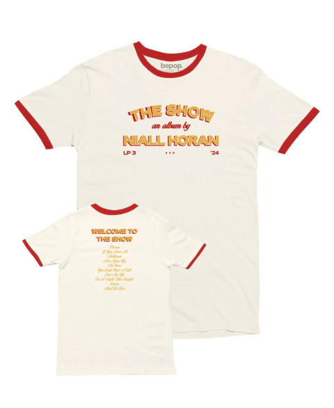 (Outlet) Camiseta Niall Horan - The Show (Tracklist) [Com Pequenos Defeitos] - comprar online