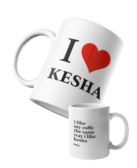 Caneca I Love Kesha