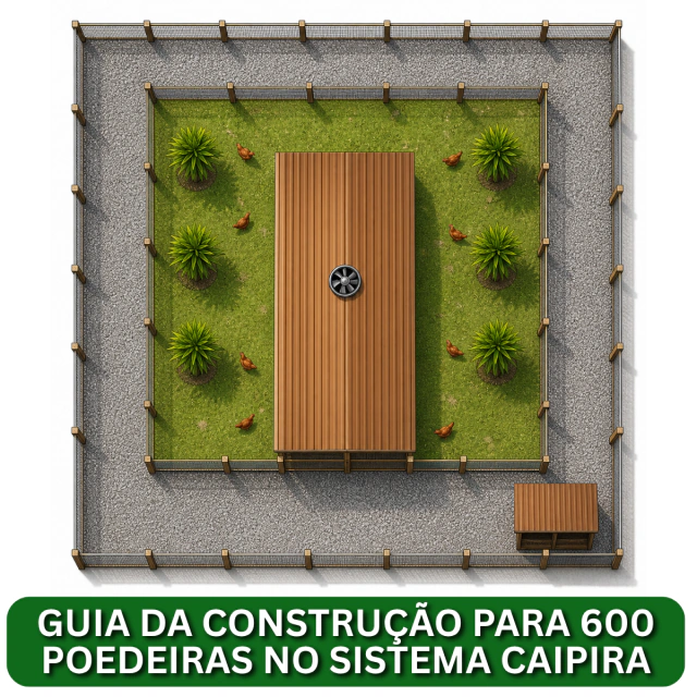 Guia de Construção Para Iniciar Sua Granja de 600 Poedeiras