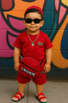 Conj verão c/ pochete Lacoste na internet