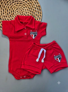 Conjunto São Paulo | Body +shorts na internet