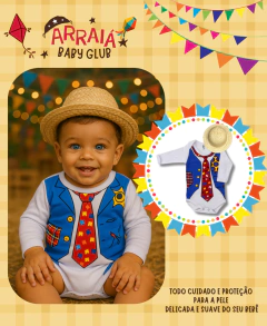 Kit Body manga longa Jeca com chapéu - comprar online