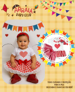 Kit NOIVINHA xadrez vermelho na internet