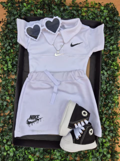 Conj NIKE baby White - Baby Glub