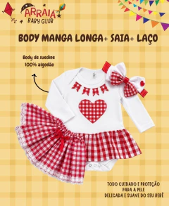 Kit NOIVINHA xadrez vermelho - comprar online