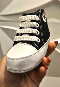 Imagem do Tênis baby Cano Alto Preto