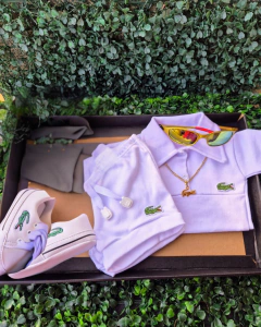 Conj Mandrake | Body Polo Branco + Shorts branco