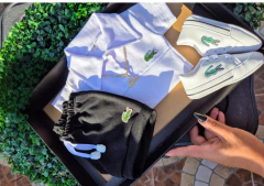 Conj Mandrake | Body Polo Branco + Shorts Preto