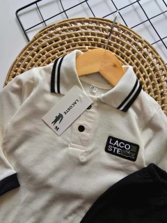 Conj Lacoste Baby | Body Polo manga longa + Calça na internet