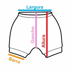 Conjunto Santos Body + Shorts branco - Baby Glub