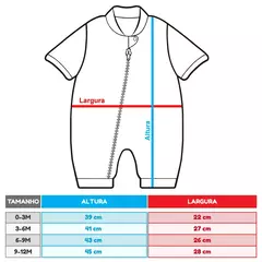Macacão curto Creme Zíper 100% algodão - loja online