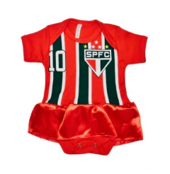 Body São Paulo Com Saia vermelho - comprar online