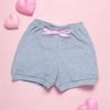Shorts Liso Suedine 100% Algodão Cinza - comprar online