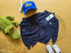 Conjunto Waffle Lacoste com ziper na internet