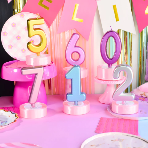 [BH708] VELAS GIGANTES XL "METALLIC" - comprar online