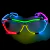 [BH369] ANTEOJOS TIPO "RB" MULTICOLOR LED - comprar online