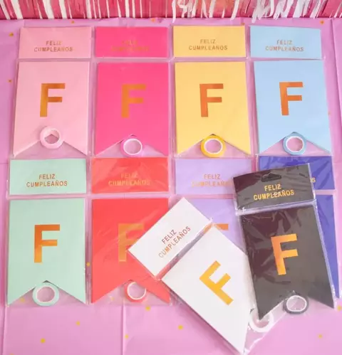 [U19-52] BANDERINES "FELIZ CUMPLE" - comprar online