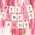 [CL632] BANDERIN FELIZ CUMPLEAÑOS "MIX PINK" - comprar online