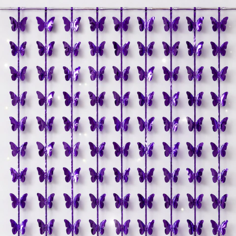 [BH920] CORTINA METALIZADA "BUTTERFLY" - comprar online