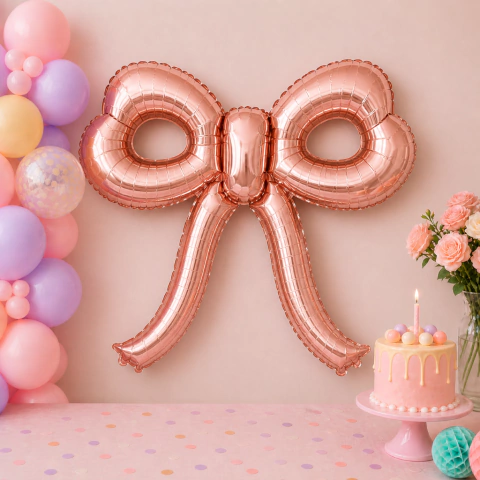 [BH537] GLOBO "MOÑO GIRLY" X5UN. - tienda online