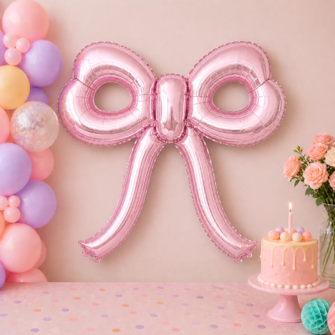 Imagen de [BH537] GLOBO "MOÑO GIRLY" X5UN.