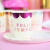[BH718] VASO "FELIZ CUMPLE" MULTICOLOR METALIZADO x10un. en internet