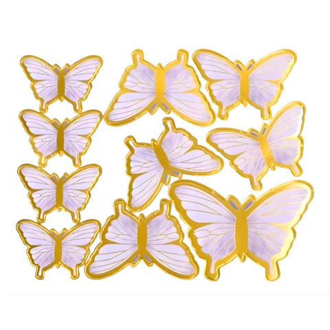 [BH824] MARIPOSAS “ALITAS GOLD” X50UN - Casa Lavalle