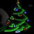 [BH567] CARTEL LED CON EFECTO INFINITO "ARBOLITO DE NAVIDAD" - tienda online
