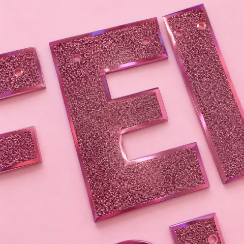 [BH880] BANDERÍN FRASE "FELIZ CUMPLEAÑOS" GLITTER - tienda online