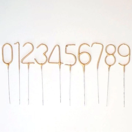 [AB318] VELAS CHISPITA NUMERO