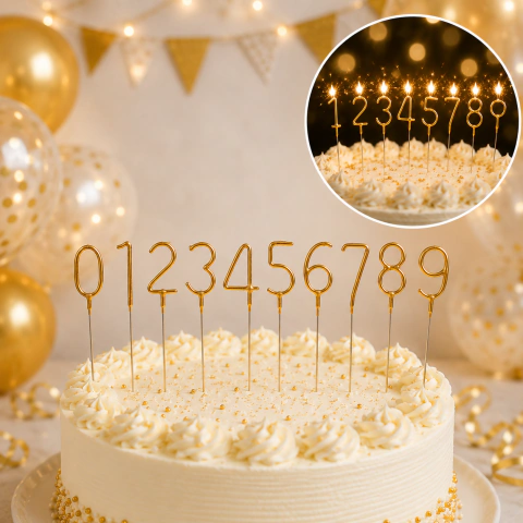 [AB318] VELAS CHISPITA NUMERO