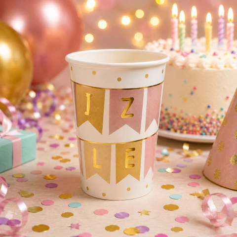 [BH951] VASOS "FELIZ CUMPLE" COLOR PARTY x10un. en internet