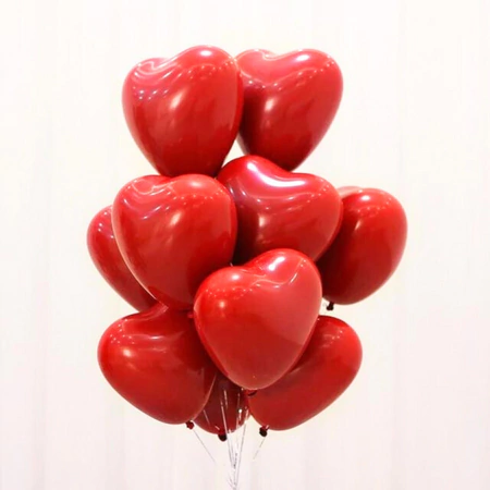 [CL128] GLOBO LÁTEX CORAZON 12" X10UN