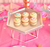[CL160] BANDEJAS OCTOGONAL METALIZADA CON BASE ¨COOKIES¨ - comprar online