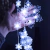 [CL436] GUIRNALDA LLUVIA DE LUCES "FROZEN SNOW"