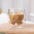 [CL472] VASO DE VIDRIO CON FONDO DE "MICKEY"