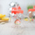 [CL605] TAZAS DE VIDRIO CON TAPA "WATERMELON SMOOTHIE" - Casa Lavalle